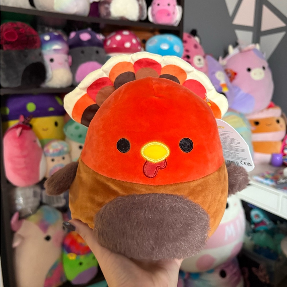 Ulana the Thanksgiving turkey squishmallow NWT 8in